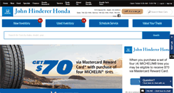 Desktop Screenshot of hindererhonda.com